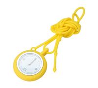 TOYANDONA Montre Quartz Infirmière Silica Gel Jaune Petite et Légère Montre Accrochée au Cou Pratique et Cadeau pour Soignants