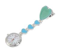 TOYANDONA Montre Suspendue Infirmière Lumineuse Bleue en Alliage Solide Phosphorescentes, pour Personnel en Milieu Hospitalier, Format Poche, sans Croix, Modèle Quatre Cœurs