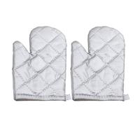 TOYANDONA Moufles Cuisine pour Garçon et Filles 2 Pièces en Polyester Isolants Haute Température Protection Thermique Anti-Brûlure pour Micro-Ondes et Four Taille Petite 175 X 13 CM