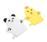 TOYANDONA Moufles de Bain Design Créatif pour Garçon et Filles en Éponge Douce D'animaux Mignons Tissu Éponge Polyester Bain en Famille à Domicile
