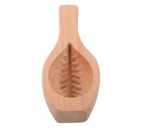 TOYANDONA Moule à Dim Sum Chinois en Bois, Forme Feuille, pour Vapeur