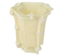 TOYANDONA Moule Hexagonal Plastique Épais pour Pot de Fleurs Moule Réutilisable pour Décoration DIY Modèle Européen pour Création de Jardinières et Objets Artisanaux