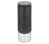 TOYANDONA Moulin à Café Électrique Compact en Abs Noir avec Moteur Haute Efficacité, Capacité 25 G Grains et 50 G Café Moulu, Cuisine et Petits Appartements