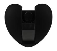 TOYANDONA Mural Pliable en Aluminium Noir Adhésif Double Usage sans Perçage Patère pour Salle de Bain et Porte Rangement Pratique pour Serviettes Manteaux et Accessoires