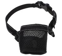 TOYANDONA Muselière Anti-Morsure et Anti-aboiements pour Chien Taille XXL en Polyester, Ajustable Sangle Réglable, de Gueule Sécurisé pour Promenade et Contrôle du Comportement