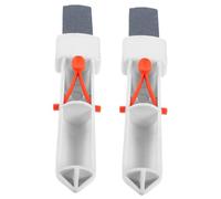 TOYANDONA Nettoyeur de Piscine 2pcs avec Pierre en PP et Pierre Naturelle, Brosse sans Rayure pour Carrelage, Élimine Le Calcaire, pour Piscine et Spa à Domicile