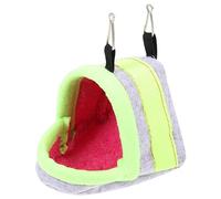 TOYANDONA Nid Coton pour Hamster et Chinchilla Maison Suspendue pour Animaux Lit Compact pour Petits Compagnons