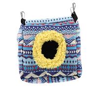 TOYANDONA nid d'animaux Rongeur Hamster écureuil Grand Cacher Cochon d'Inde cachette de lit de cobaye Petit hamac pour Animaux de Compagnie hamac Furet pour Cage Coton Blue