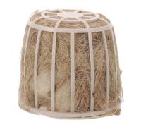 TOYANDONA Nid de Reproduction pour Perruches Paille Naturelle, Nichoir Suspendu pour Cage à Oiseaux, Outil D’éclosion pour Perroquets et Pigeons, Panier Mélange de Fibres de Chanvre,