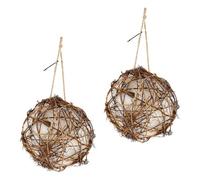 TOYANDONA Nid D'oiseau Soi-même en Coton 2pcs pour Oiseaux Sauvages, Mangeoire Extérieure pour L'observation des Oiseaux en Plein Air