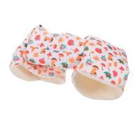 TOYANDONA Nid Douillet Tunnel pour Hamster et Petits Animaux Lit Chaud en Tissu Doux Taille Compacte Lavable Abri Confortable pour Hiver et Cage Maison pour Rongeurs Actifs et Curieux