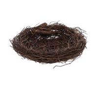 TOYANDONA Nid Oiseau Artificiel Rotin Tressé Décor Naturel Suspendu pour Intérieur et Extérieur Accessoire Minimaliste Fait Main pour Pâques Mariage et Jardin