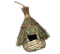 TOYANDONA Nid Oiseau Tressé Herbe de Mer pour Jardin et Balcon Décoration Extérieure Durable et Naturelle Facile à Suspendre pour Attirer Oiseaux