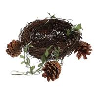 TOYANDONA Nid Suspendu en Rotin Naturel pour Oiseaux Hamac à Oiseaux Nicheurs Taille Moyenne à Grosse Cage Perroquet Calopsitte Perruche Usage Domestique