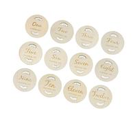 TOYANDONA Nouvelles Cartes Mensuelles Jours De Naissance Autocollants Adorables Souvenir