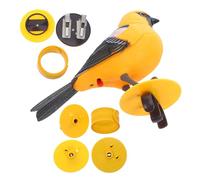 TOYANDONA Oiseau Électrique Interactif Réaliste avec Chant et Détection Sonore pour Garçon Fille Éducatif Stimulant la Reconnaissance Auditive Développement Cognitif Figurine Colorée et