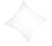 TOYANDONA Oreiller de Camping Gonflable en PVC Transparent 50x50 Cm, Coussin Portable Léger et Pliable pour Voyage, Randonnée et Outdoor, Coussin de Canapé Polyvalent Facile à Entretenir