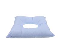TOYANDONA Oreiller de Massage pour Visage U, Coussin de Spa en Coton Bleu, Appui-tête Ergonomique Trou, Support Cervical pour Table de Massage, Usage Professionnel en Salon de Beauté