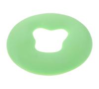 TOYANDONA Oreiller Facial Ergonomique en Silicone Vert Coussin Rond Antidérapant pour Institut de Beauté Support Nuque pour Bac à Shampoing et Table de Massage Coussin de Soin du Visage