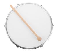 TOYANDONA Orff Musical Hand Drum Tambours Pour Les Enfants Tambour à Main Préscolaire Jouets Musicaux Pour Tout-petits Kaki Bois
