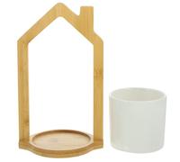 TOYANDONA Organisateur de Rangement pour Couverts Portatif Seau à Couverts en Céramique Porte-Ustensiles Cuisine sans Fourchette ni Cuillère Design Moderne Grand Format Cuisine Hôtel