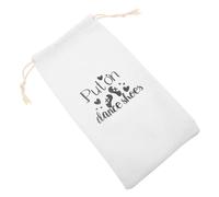 TOYANDONA Organiseur De Chaussures De Danse Classique pour Filles : Sac À Cordon en Toile pour Pointes - Pochette De Rangement pour Accessoires De Ballet - Fournitures pour Danseuses