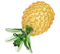 TOYANDONA Ornement Ananas en Cristal 7,5 CM X 4,3 CM Décoration de Table Tropicale pour Maison et Bureau Accessoire Photo Mariage