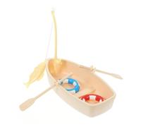 TOYANDONA Ornement Bateau Plastique Flottant Décoratif pour Aquarium Modèle Canoë et Cadeau Bateau de Décoration Maison et Fête