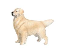 TOYANDONA Ornement de Golden Retriever Figurines de Golden Retriever Figurines d'animaux Décoration de Bureau modèle Animal éducatif pour Enfants modèle Animal décoratif Solide Jouet
