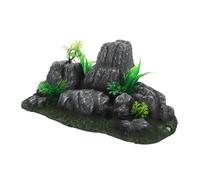 TOYANDONA Ornement De Réserve Naturelle pour Aquarium Décor Résine avec Grottes pour Poissons Et Crevettes Aménagement Paysager Réaliste pour Réservoirs Aquatiques