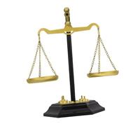 TOYANDONA Ornement Métal Balance Justice Décor Vintage Centre de Table Bureau Salon Élégant