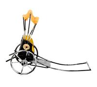 TOYANDONA Ornement Pousse-Pousse Rétro en Métal, Modèle Décoratif Vintage 2 Roues, Décoration Maison et Bureau, Objet Décoratif Créatif pour Salon, Chambre ou Vitrine, Couleur Aléatoire