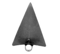TOYANDONA Outil De Jardinage Professionnel Acier Au Houe Triangulaire Argentée pour Désherbage Et Creusage