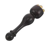 TOYANDONA Outil de Massage du Visage en Bois de Style Lotus pour Soins Quotidiens, Rouleau de Gua Sha Ergonomique Multifonction Perles en Corne pour Détente et Peau Lisse