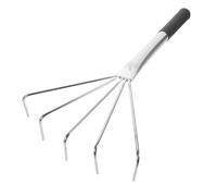 TOYANDONA Outil de Nivellement de Carrelage Acier Inoxydable Râteau Plat Polyvalent pour Sable et Cendres Outil de de Dalles Facile à Utiliser pour Travaux Performance Durable pour