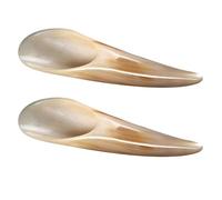 TOYANDONA Outil guasha en corne de bœuf 2pcs, bâtonnet de grattage du visage portable, pour massage esthétique et routine de soins visage à domicile
