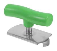 TOYANDONA Ouvre-bocal Manuel Réglable en Acier Inoxydable avec Poignée Plastique Verte, Ouvre-bouteille et Ouvre-boîte Ergonomique pour Mains Faibles, Maison, Voyage et Personnes Âgées,
