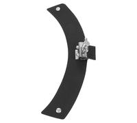 TOYANDONA Pad Amortisseur de Tambour en Cuir Noir Grosse Taille, Sourdine pour Batterie, Coussinets D'amortissement Pratiques pour Contrôle du Son Harmoniques, Accessoire Percussion