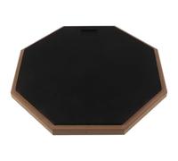 TOYANDONA Pad de batterie silencieux : Pad d'entraînement portable de 12 pouces - Coussin en caoutchouc silencieux pour la réduction du bruit, pour un usage domestique et professionnel
