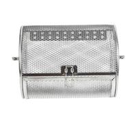 TOYANDONA Panier à Frites Acier Inoxydable Cage Outil de Rôtissage Pratique pour Frites Cacahuètes Châtaignes Utilisation à Couleur Argentée