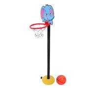 TOYANDONA Panier de Basket Réglable pour Garçon et Filles Intérieur et Extérieur, Basketball pour Bébé, Cadre Mobile en Nylon Solide, pour Développement Motricité et Coordination, Jeu