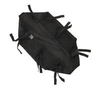 TOYANDONA Panier de Rangement Suspendu pour Poussette en Filet Noir, Grand Format Tissu Oxford Solide, Compatible pour Courses et Sorties, Insert Amovible Pratique pour Vêtements et