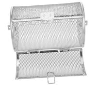 TOYANDONA Panier Rôtissoire Rotatif Acier Inoxydable pour Four Accessoire de Cuisine Polyvalent pour Rôtir Légumes Fruits Secs Viande avec Support Pivotant et Design de Porte Pratique