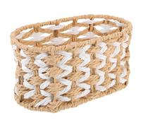 TOYANDONA Panier Tressé Ovale Petit pour Rangement Maison Panier à Goûter et Accessoires Multifonction Décoratif