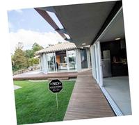 TOYANDONA Panneau Aluminium Interdiction de Démarchage pour Maison Signalisation Étanche Protection Espace Résidentiel et Commercial