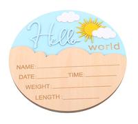 TOYANDONA Panneau Annonce De Naissance Pour Plaque Prénom Tableau Bienvenue Maternité Décoration Chambre Hôpital Garçon Fille