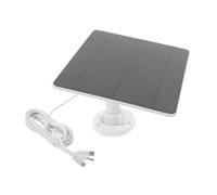 TOYANDONA Panneau Solaire Étanche pour Alimentation Caméra de Sécurité Extérieure USB Type C Consommation Alimentation pour