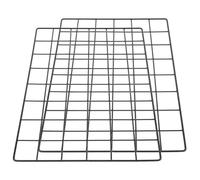 TOYANDONA Panneaux Muraux en Métal 2 Pièces Porte-Photos en Fer Grille 30X40Cm Décoration Murale Créative pour Café Bureau