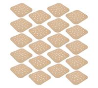 TOYANDONA Papier Sulfurisé pour Friteuse à Air Carré 16,5 X 16,5 Cm, Feuilles Antiadhésives en Silicone, 400 Pièces, Protection Résistante la Chaleur et Anti-huile pour Cuisson