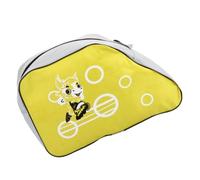 TOYANDONA Paquet à Patins à roulettes à Main, Pochette de Rangement Jaune | Tissu Oxford Résistant, Fermeture Zippée, Capacité Adaptée, pour Skaters et Parents, Usage Extérieur